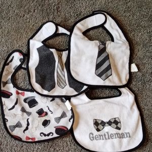 Set of 4 bibs